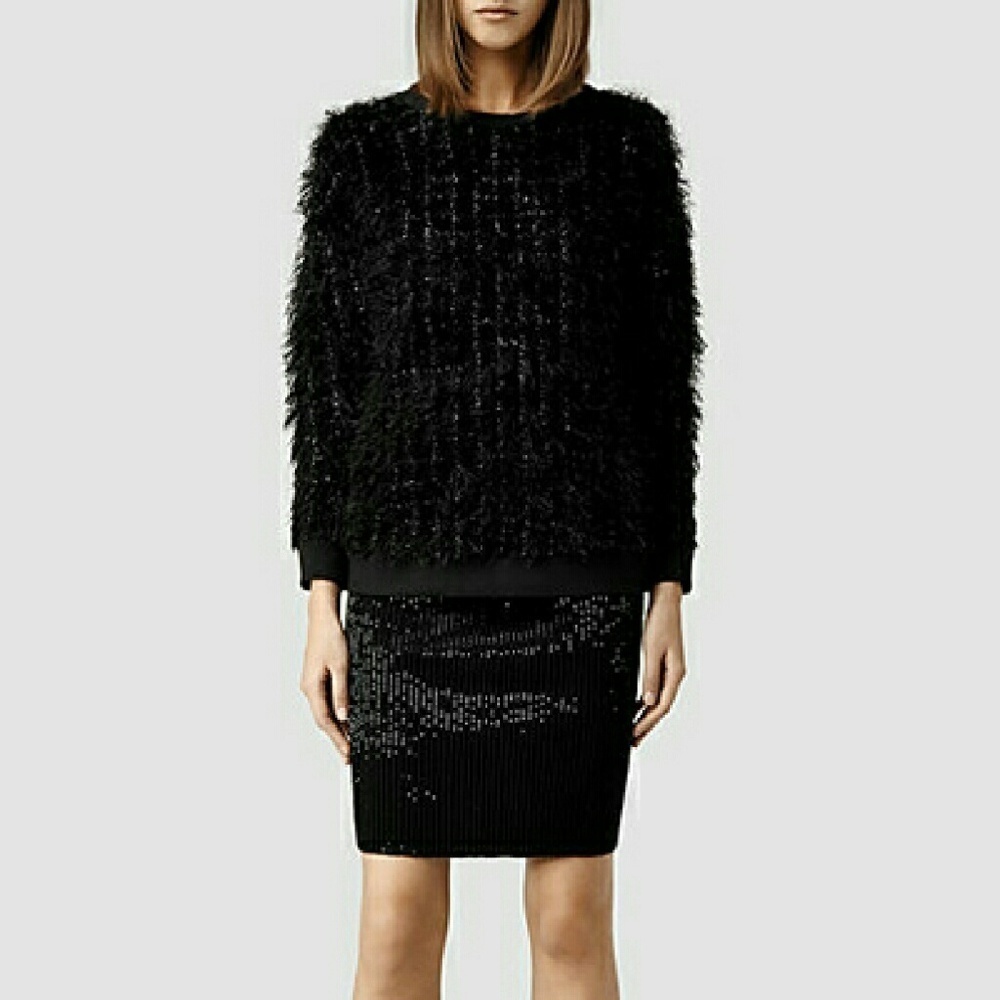 All Saints Lovise‎ Beaded Skirt Sz 6